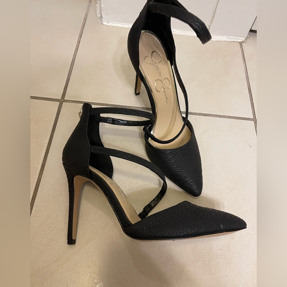 Jessica Simpson Black Heels